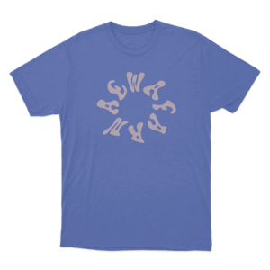 Ewa Farna Circle Logo Unisex T Shirt Blue