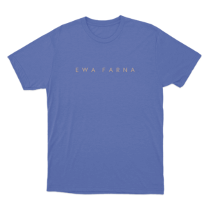 Ewa Farna Unisex T Shirt Blue