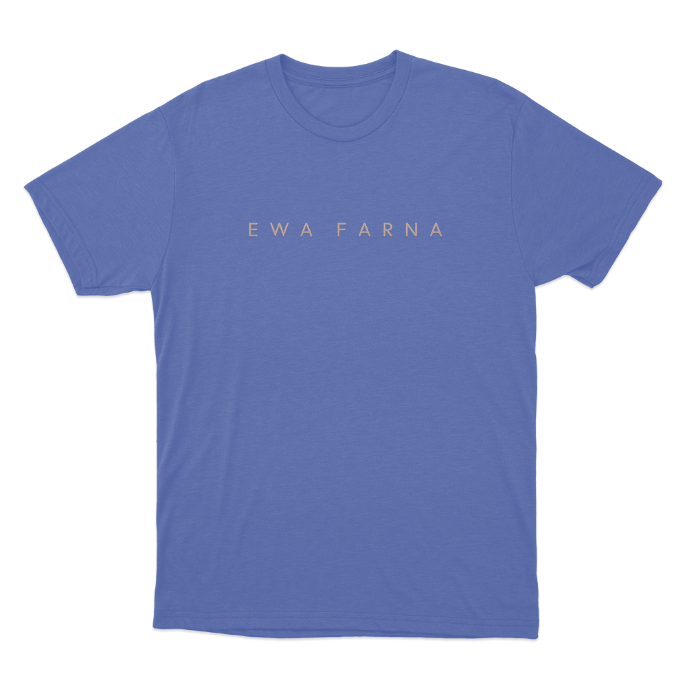 Ewa Farna Unisex T Shirt Blue Ewa Farna Unisex T Shirt Blue