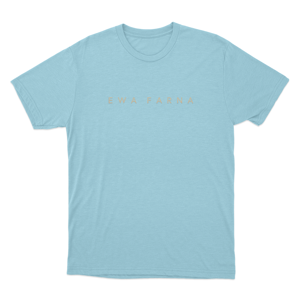 Ewa Farna Unisex T Shirt Sky Blue Ewa Farna Unisex T Shirt Sky Blue