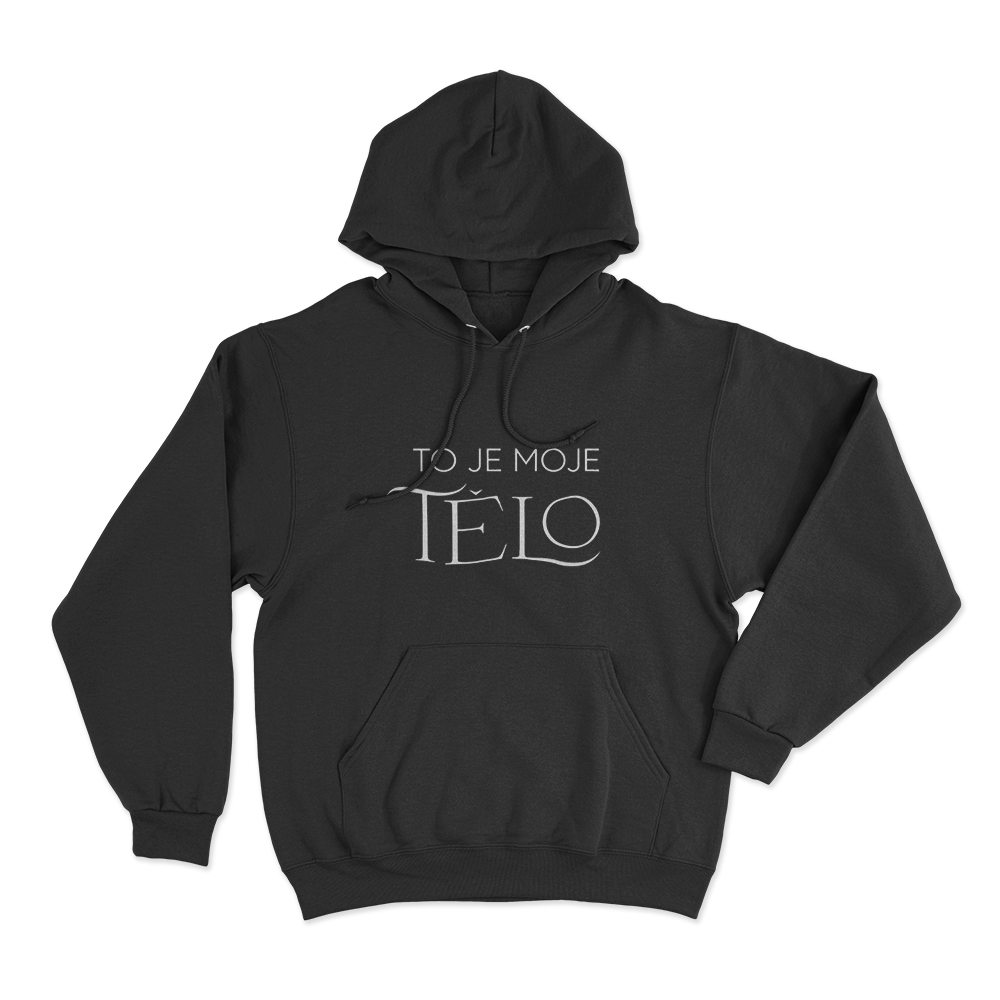 To Je Moje Tělo Unisex Hoodie Black To Je Moje Telo Unisex Hoodie Black