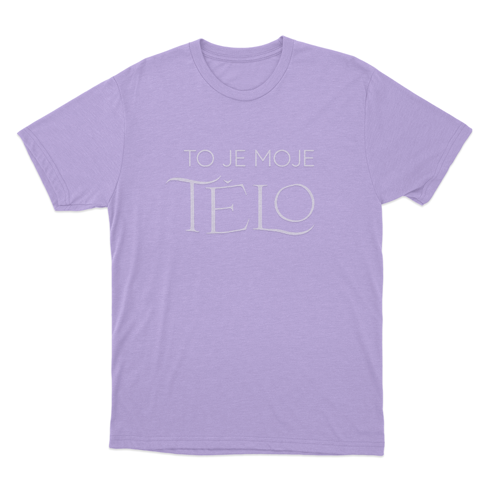 To Je Moje Tělo Unisex T Shirt Purple To Je Moje Telo Unisex T Shirt Purple