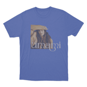 Umami Portrait Unisex T Shirt Blue